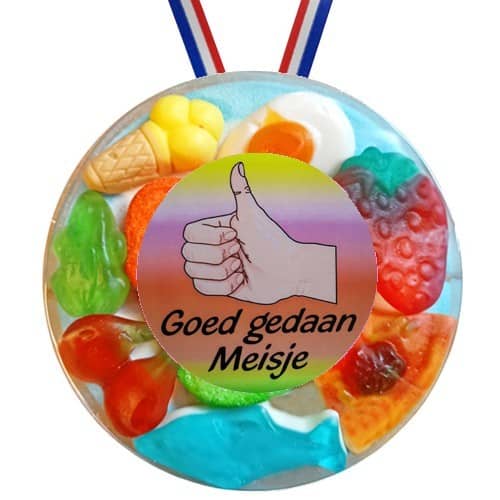 Snoepmedaille Goed Gedaan Meisje