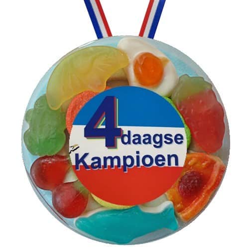 Snoepmedaille 4 Daagse Kampioen