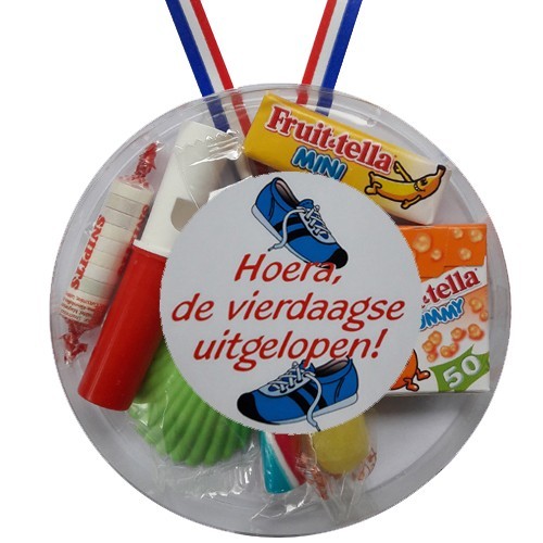 Snoepmedaille Vierdaagse uitgelopen