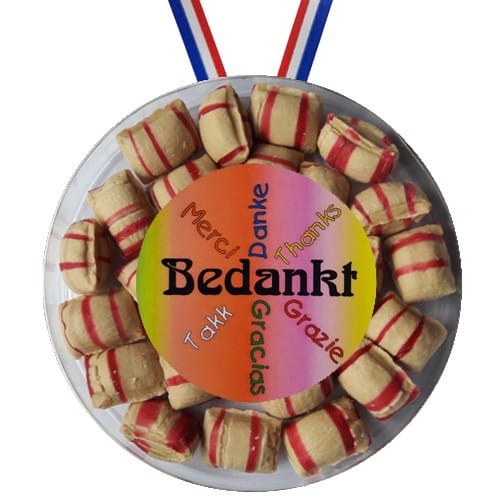 Snoepmedaille Bedankt