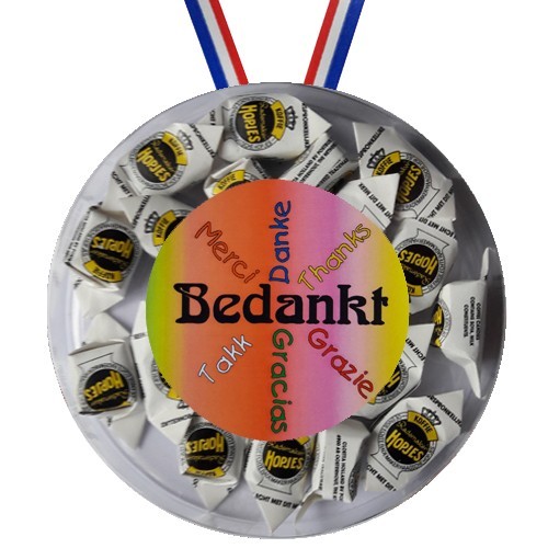Snoepmedaille Bedankt