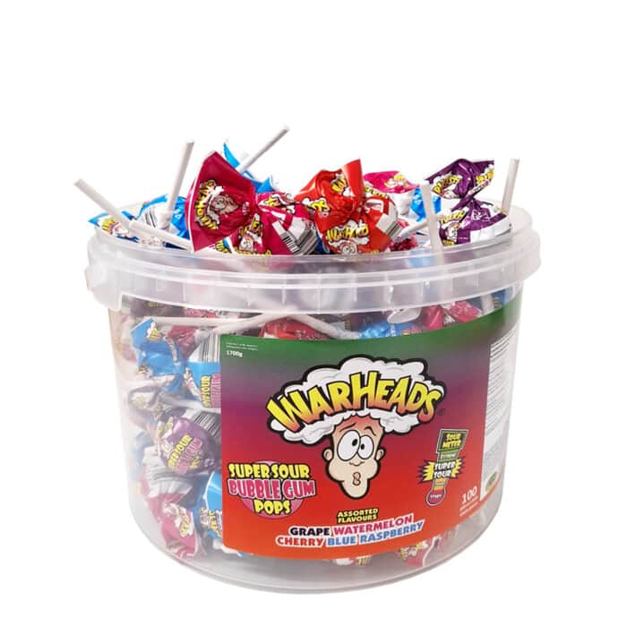 Warhead Bubblegum Lollies