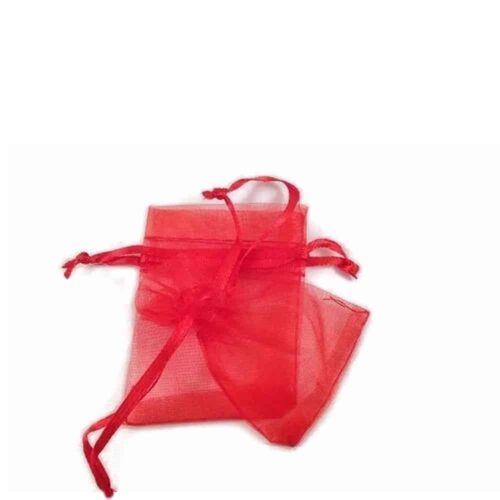 Organza Zakje Rood