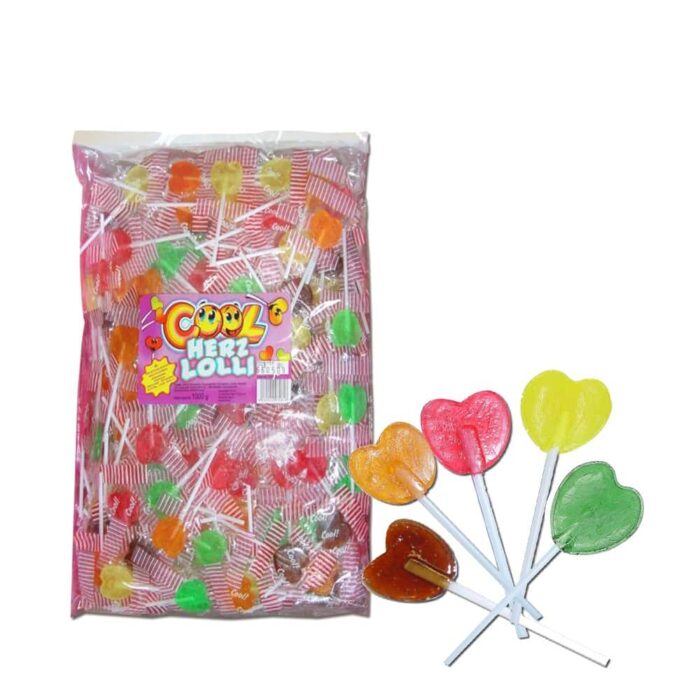 Gekleurde Mini Hartlollie