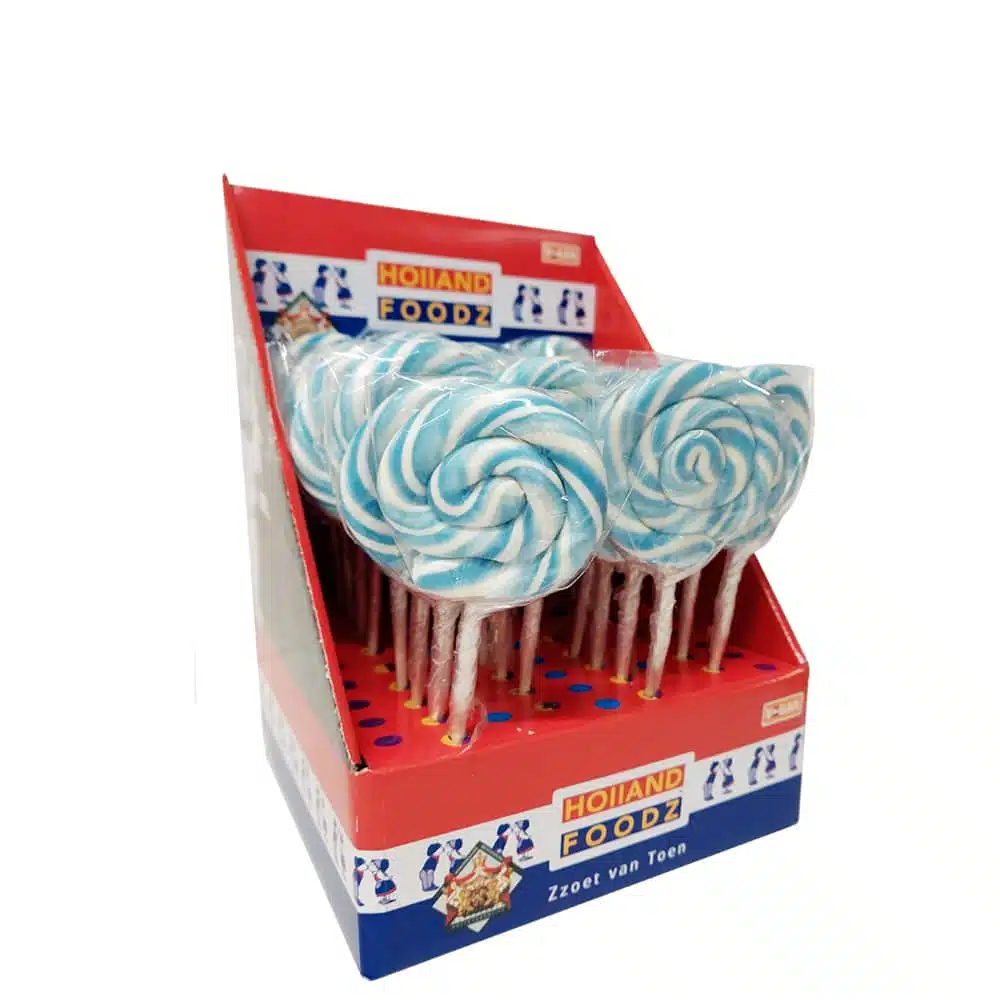 Spiraal Lollie Blauw